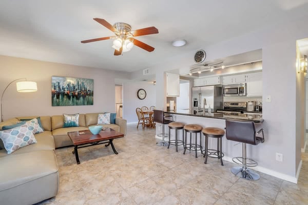 Living Area/ Kitchen