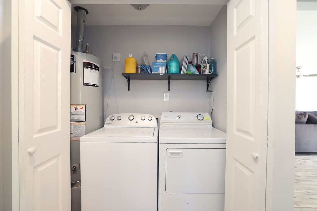 Washer and Dryer Unit